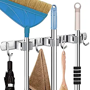 Zollyss broom mop holder wall