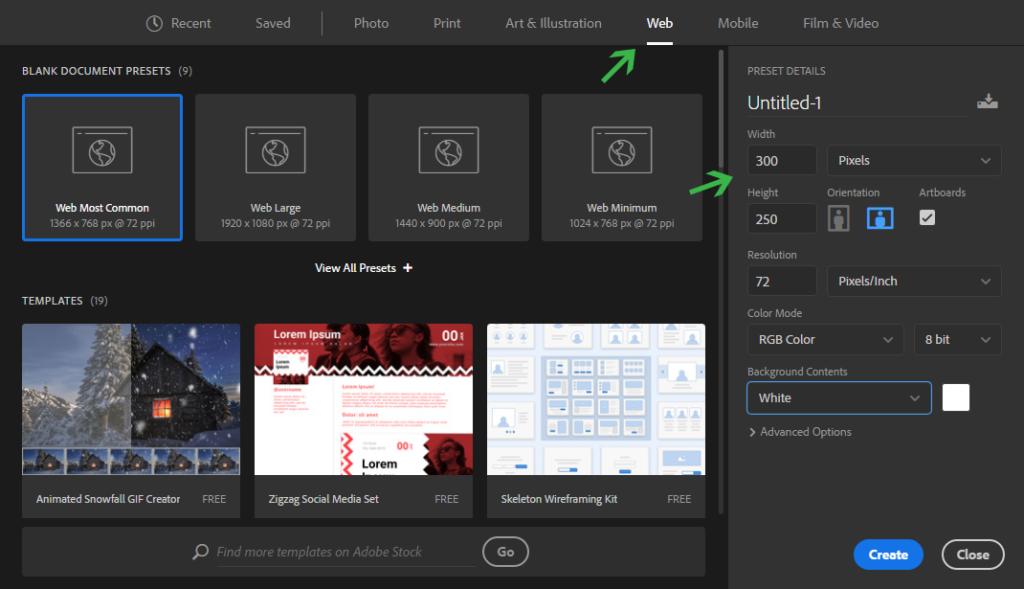 Make banner photoshop 1