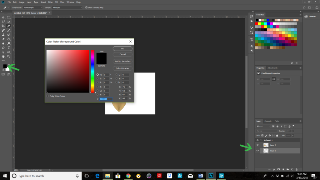 Make banner photoshop 5