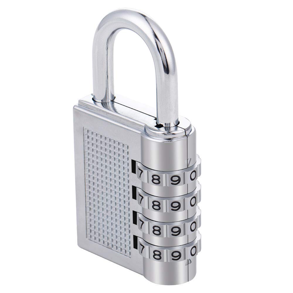 Kkd 4 digit safe painted pin hand bag shaped combination padlock