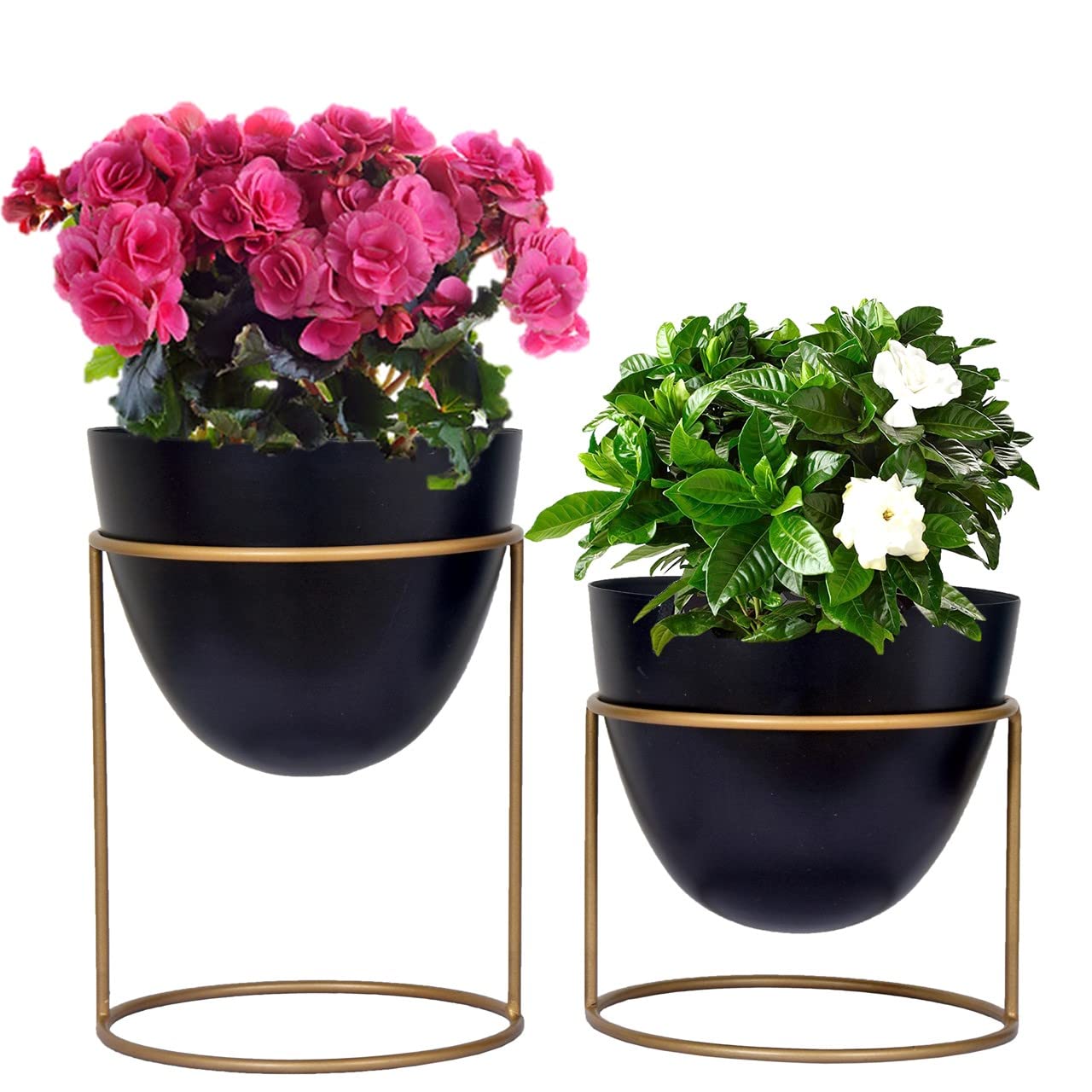 Ecofynd 6 inches alle metal plant pot