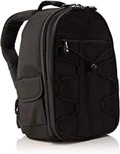 Amazonbasics backpack for slr dslr cameras and accessories black
