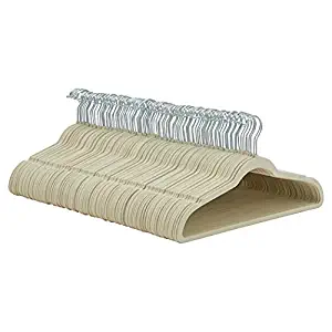 Amazonbasics velvet suit hangers 50 pack, grey