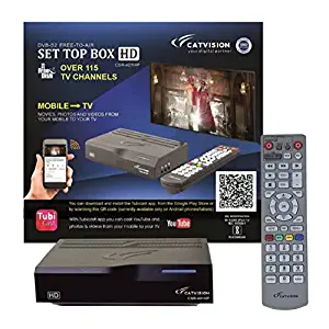 Catvision advanced 2 in 1 set top box with mobile cast to television from android phones tablets hdmi connectivity