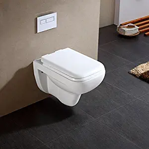 Dovel inart ceramic glaze wall hung wall mounted with hydraulic seat cover
