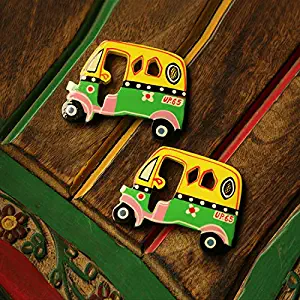 Exclusivelane 'the sticky autos' hand painted wooden antique