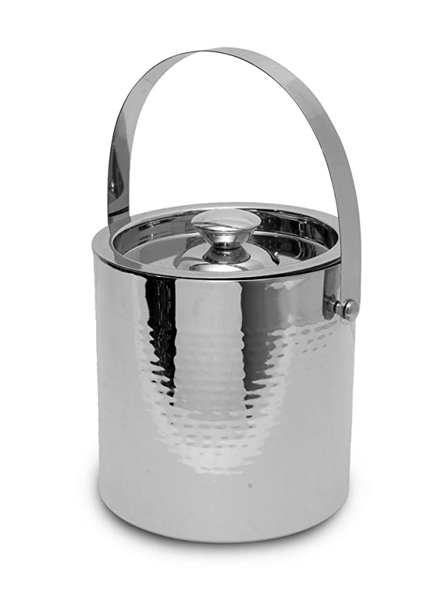 Generic hammered insulated ice bucket