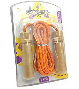 Generic smash enterpises thick cotton skipping rope for women,girls,boys (pack of 1), white