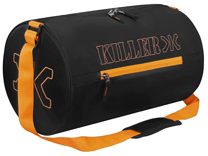 Killer activerge 35 litre water resistance polyester grey gym bag