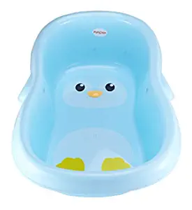 Little pumpkin kiddie kingdom baby bath tub for kids of 0 to 3 years (blue)