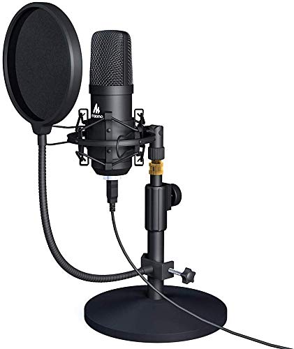 Maono au a04 condenser microphone kit (black)