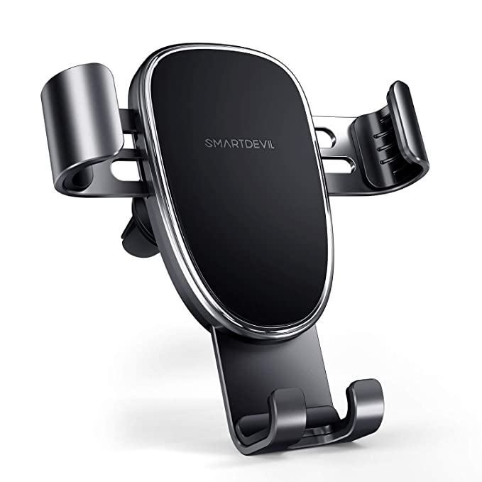 Smartdevil car phone holder air vent phone holder adjustable car cradle for cellphones one handed operation compatible