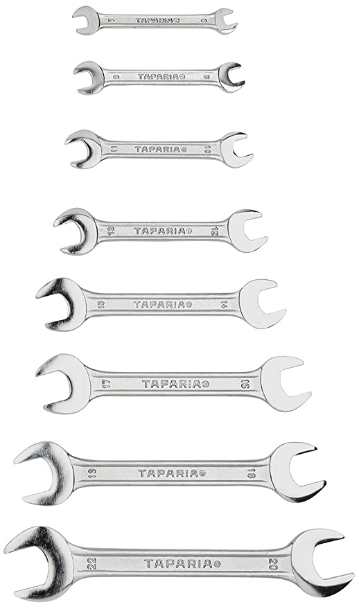 Taparia dep 08 double ended spanner set