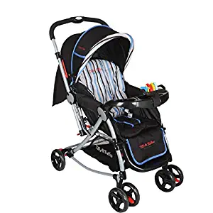 Tiffy & toffee 3 in 1 baby stroller pram (blue)