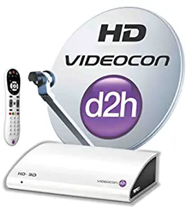 Videocon d2h hd digital set top box with 1 month super gold hd free