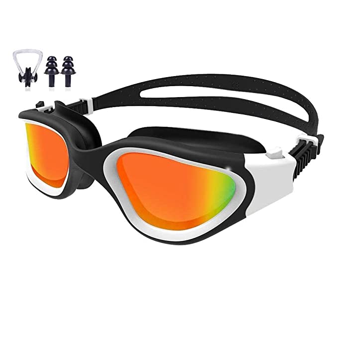 Voroly swimming goggles with anti fog uv