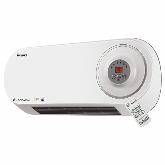 Warmex home appliances 1000 2000 watts wall mount ptc heater atom with remote