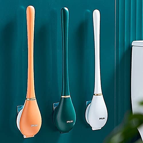 Antson silicone toilet brush with holder stand