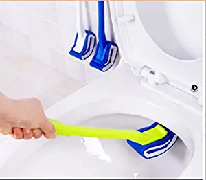 Mosquick plastic bathroom, toilet , wc and floor cleaning brush (standard size, blue)