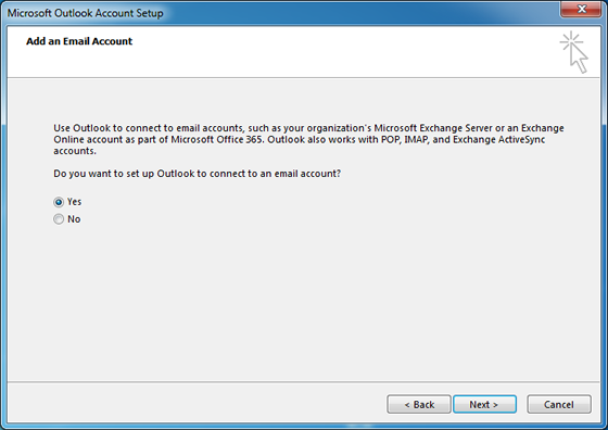 Add email account