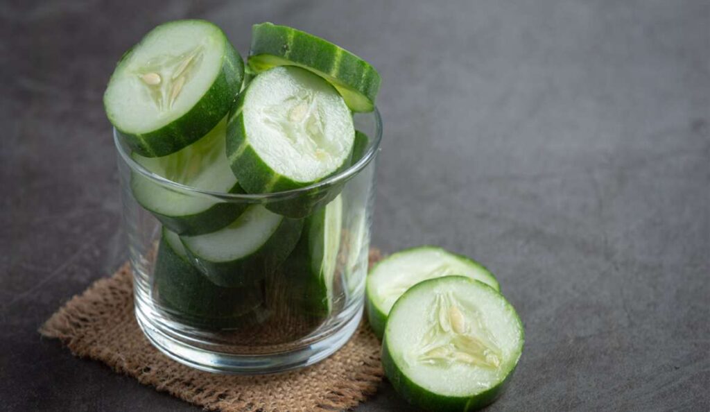 cucumber water loss effect