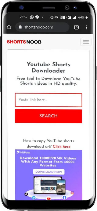 youtube shorts downloader