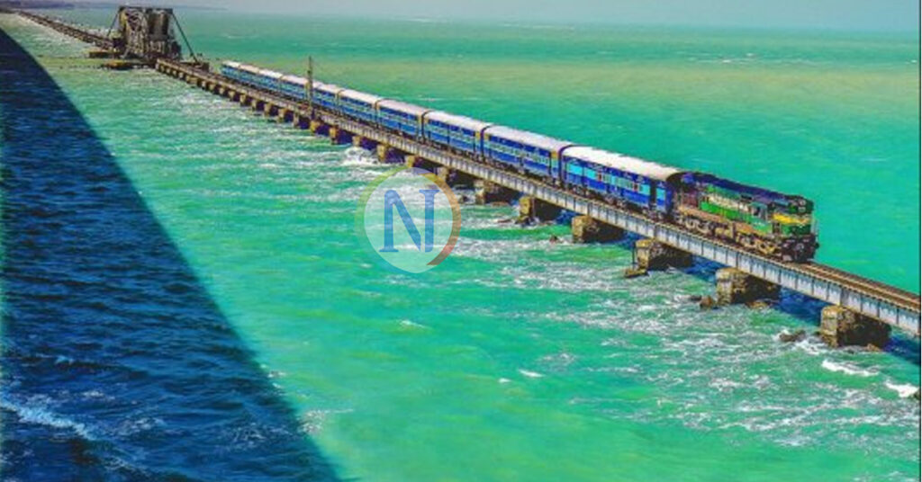 new bridge by train